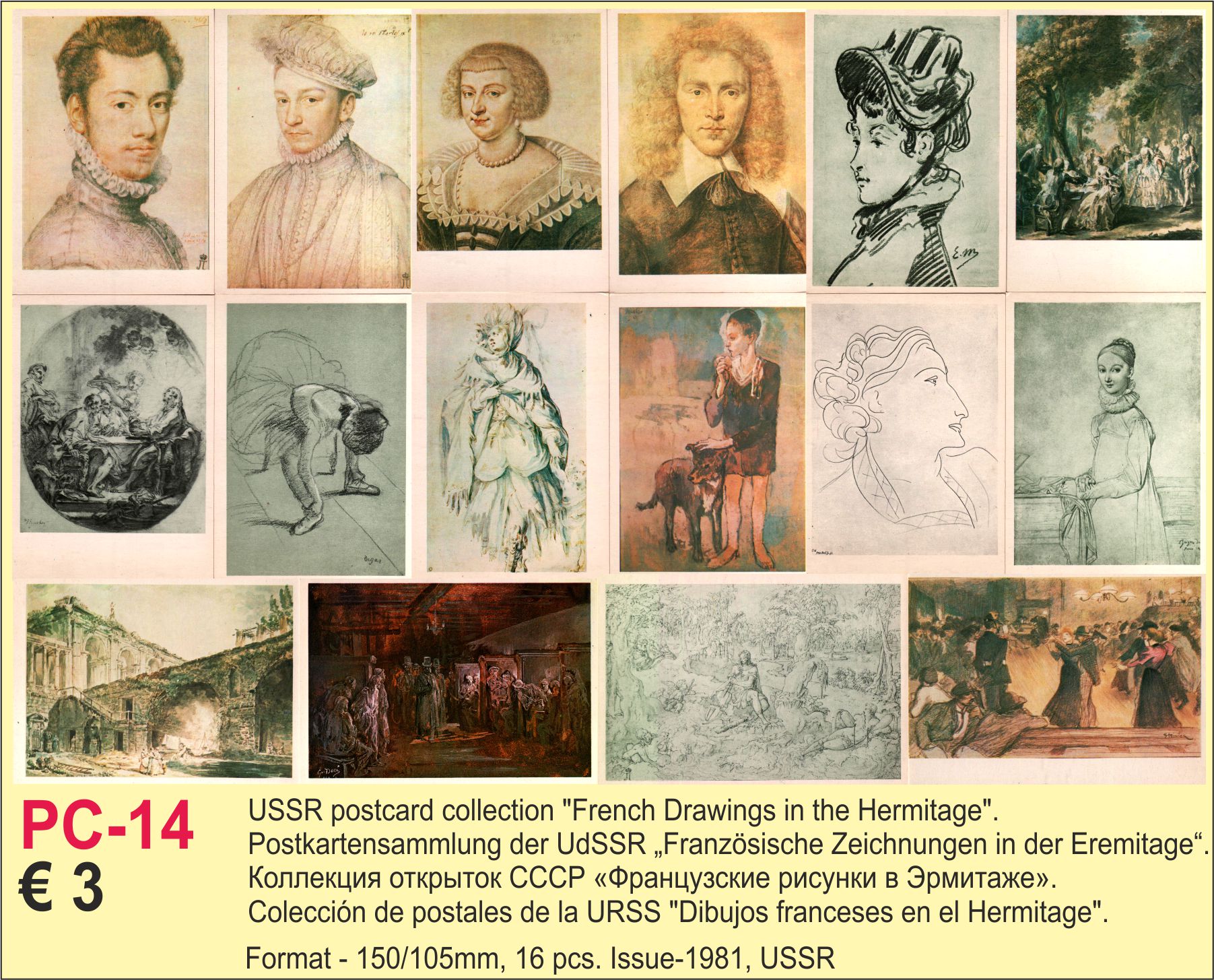 Postcards French Art